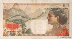 2 NF sur 100 Francs La Bourdonnais SAINT PIERRE AND MIQUELON  1960 P.32 VF