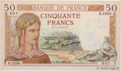 50 Francs CÉRÈS FRANCIA  1935 F.17.13