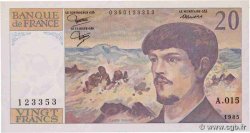 20 Francs DEBUSSY FRANCE  1985 F.66.06A15