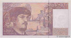 20 Francs DEBUSSY à fil de sécurité FRANCIA  1990 F.66bis.01A29 FDC