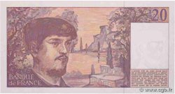 20 Francs DEBUSSY à fil de sécurité FRANCIA  1993 F.66bis.04A39 FDC