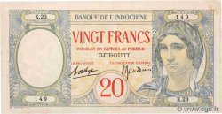 20 Francs DJIBOUTI  1941 P.07A