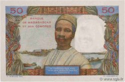 50 Francs COMOROS  1963 P.02b2 AU