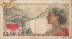 100 Francs La Bourdonnais CCFOM AFRIQUE ÉQUATORIALE FRANÇAISE  1947 A.133a pr.TB