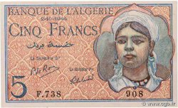 5 Francs ALGÉRIE  1944 P.094b