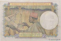 5 Francs AFRIQUE OCCIDENTALE FRANÇAISE (1895-1958)  1942 P.25 SUP