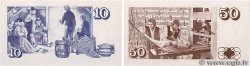 10 et 50 Kronur Lot ISLANDE  1961 P.48a et P.49a NEUF