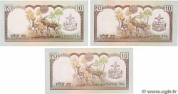 10 Rupees Lot NEPAL  2000 P.31a et P.31b ST
