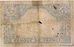 5 Francs BLEU FRANKREICH  1916 F.02.42 SGE