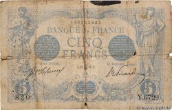 5 Francs BLEU FRANCE  1915 F.02.29