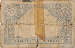 5 Francs BLEU FRANKREICH  1915 F.02.29 SGE
