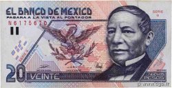 20 Nuevos Pesos MEXIQUE  1992 P.096