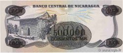 500000 Cordobas sur 20 Cordobas NIKARAGUA  1987 P.150 fST+