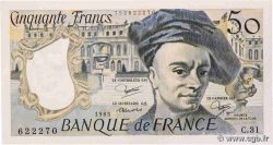 50 Francs QUENTIN DE LA TOUR FRANCE  1983 F.67.09