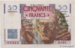 50 Francs LE VERRIER FRANCE  1950 F.20.16