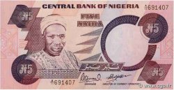 5 Naira NIGERIA  1984 P.24e