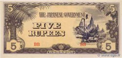 5 Rupees BIRMANIE  1942 P.15b