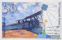 50 Francs SAINT-EXUPÉRY FRANKREICH  1992 F.72.01B VZ+