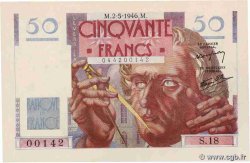 50 Francs LE VERRIER FRANCE  1946 F.20.03