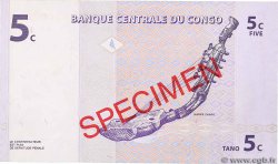 5 Centimes DEMOKRATISCHE REPUBLIK KONGO  1997 P.081s fST+
