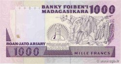 1000 Francs - 200 Ariary MADAGASKAR  1988 P.072b fST+
