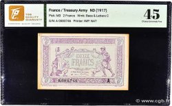 2 Francs TRÉSORERIE AUX ARMÉES FRANCE  1917 VF.05.01