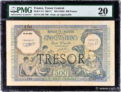 500 Francs ALGÉRIE FRANCE  1943 VF.09.01
