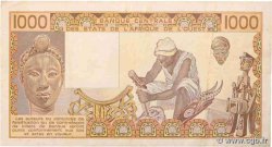 1000 Francs WEST AFRIKANISCHE STAATEN  1990 P.107Aj SS