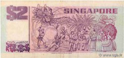 2 Dollars SINGAPORE  1992 P.28 F