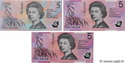 5 Dollars Lot AUSTRALIA  1992 P.50a, P.51c et P.57b