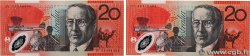 20 Dollars Lot AUSTRALIA  1998 P.53b et P.59c FDC