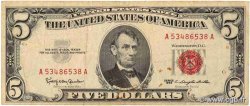 5 Dollars ÉTATS-UNIS D&nbsp;AMÉRIQUE  1963 P.383