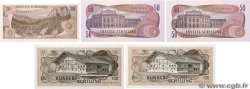 20 au 100 Schilling Lot AUSTRIA  1967 P.142a au P.146a FDC