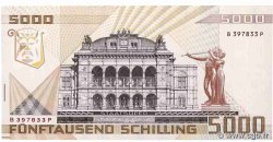 5000 Schilling AUSTRIA  1988 P.153 FDC
