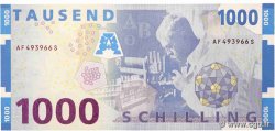 1000 Schilling AUSTRIA  1997 P.155 FDC