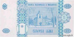 5 Lei MOLDOVIA  1994 P.09a FDC