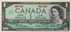 1 Dollar Commémoratif CANADA  1967 P.084a