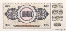 1000 Dinara YUGOSLAVIA  1981 P.092d q.FDC
