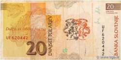 20 Tolarjev SLOVENIA  1992 P.12 F+
