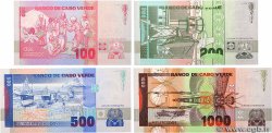 100, 200, 500 et 1000 Escudos Lot CAPE VERDE  1989 P.57a au P.60a UNC