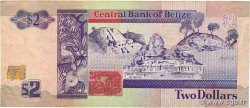 2 Dollars BELIZE  1991 P.52b F+