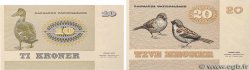 10 et 20 Kroner Lot DINAMARCA  1978 P.048h et P.49h FDC