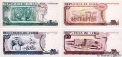 5, 10, 20 et 50 Pesos Lot CUBA  1990 P.108a au P.111a UNC