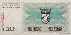 100 Dinara BOSNIE HERZÉGOVINE  1992 P.013a pr.NEUF