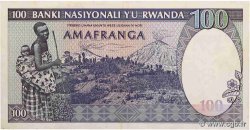 100 Francs RWANDA  1982 P.18 SUP+