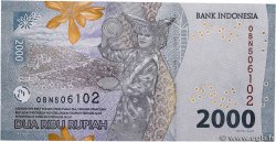 2000 Rupiah INDONÉSIE  2022 P.163 NEUF