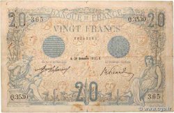 20 Francs BLEU FRANCE  1912 F.10.02