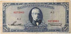 500 Pesos - 50 Condores CHILE  1947 P.115
