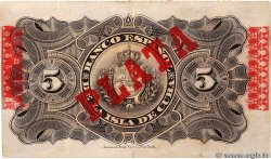 5 Pesos CUBA  1896 P.048b VF