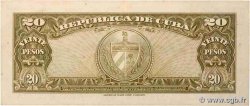 20 Pesos  CUBA  1960 P.080c XF